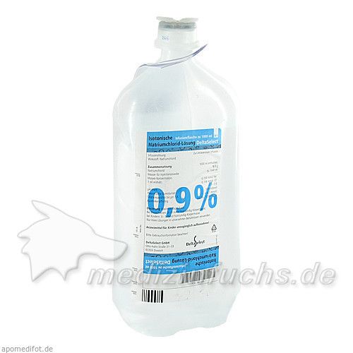 KOCHSALZ 0.9% DELTAMEDICA PLASTK, 1X1000 ML