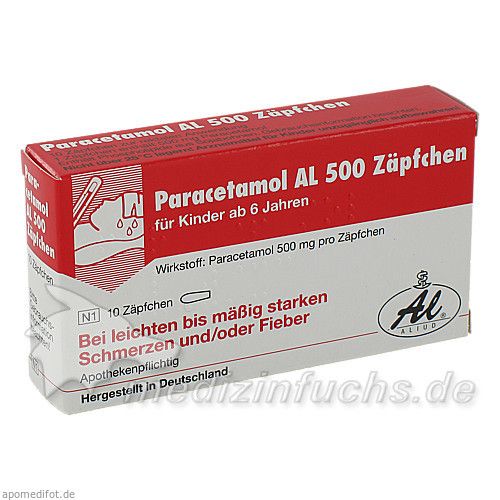 Paracetamol Al 500, 10 ST