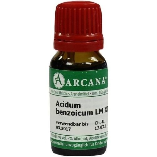 ACIDUM BENZOICUM LM 12, 10 ML