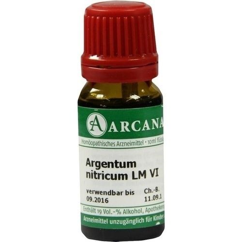 ARGENTUM NITRIC LM 6, 10 ML