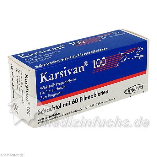 KARSIVAN 100 Filmtabletten f.Hunde, 60 ST