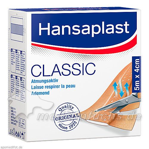 Hansaplast Classic 5mx4cm, 1 ST