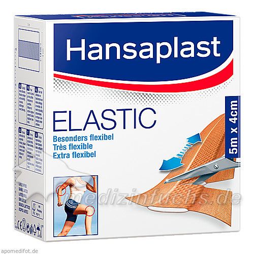 Hansaplast Elastic 5mx4cm, 1 ST