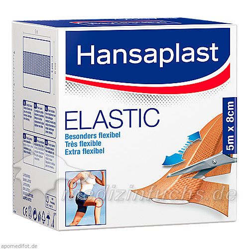 Hansaplast Elastic 5mx8cm, 1 ST