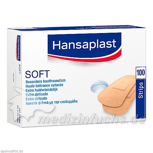 HANSAPLAST SOFT STRIP 3.0x7.2cm, 100 ST