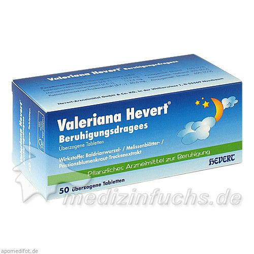 VALERIANA HEVERT Beruhigungsdragees, 50 ST