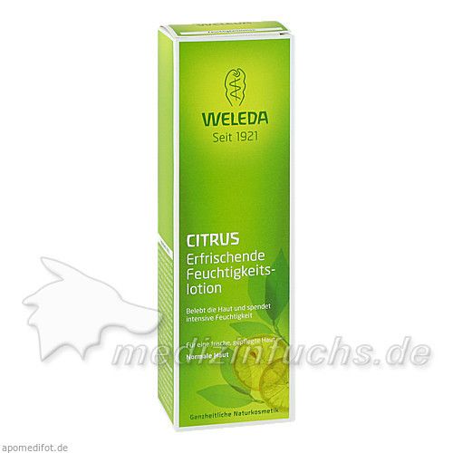 WELEDA Citrus erfrischende Feuchtigkeitslotion, 200 ML