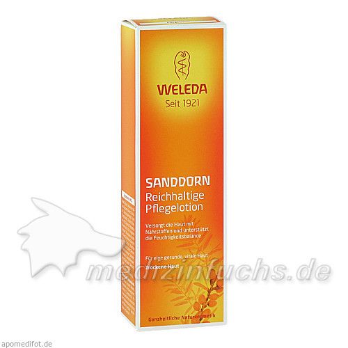 WELEDA Sanddorn reichhaltige Pflegelotion, 200 ML