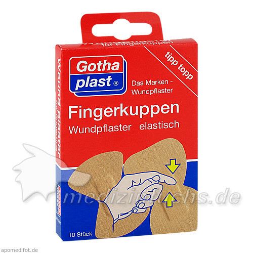 Gothaplast Fingerkuppen-Wundpflaster elastisch, 10 ST