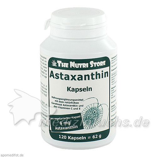 Astaxanthin 6mg vegetarische, 120 ST