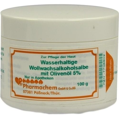 WOLLWACHSALKOHOLSALBE wasserh.m.Oliven, 100 G