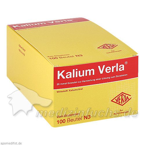 Kalium Verla Granulat, 100 ST