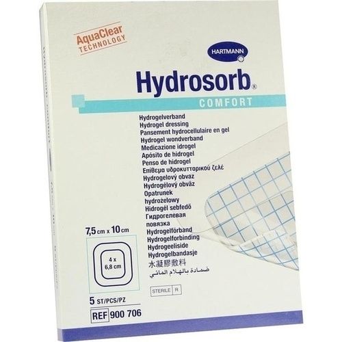 Hydrosorb comfort 7.5x10cm, 5 ST