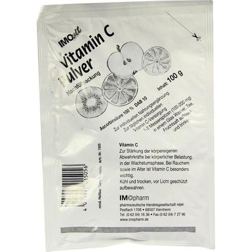 ASCORBINSAEURE VITAMIN C Nachfüllbeutel, 100 G