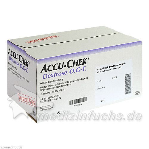 Accu-Chek Dextrose O.G-T., 15X300 ML
