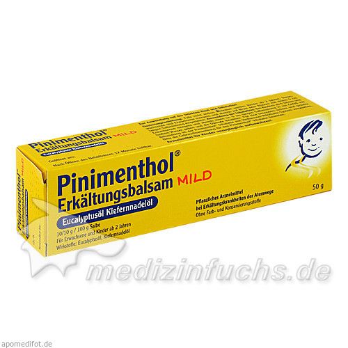 PINIMENTHOL Erkältungsbalsam mild, 50 G