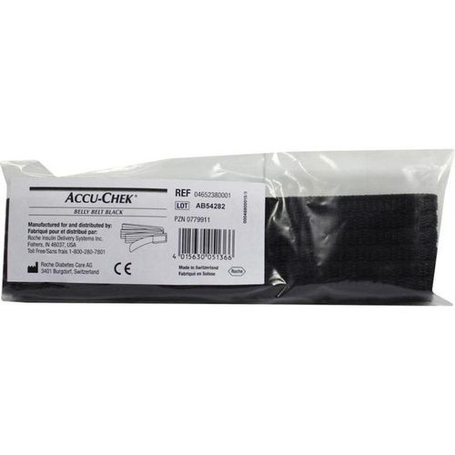 Accu-Chek spirit/D-TRON Tragegurt f. Bauch schwarz, 1 ST