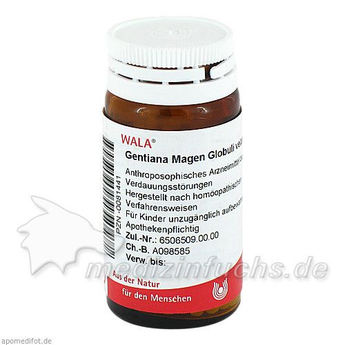 Gentiana Magen Globuli velati, 20 G