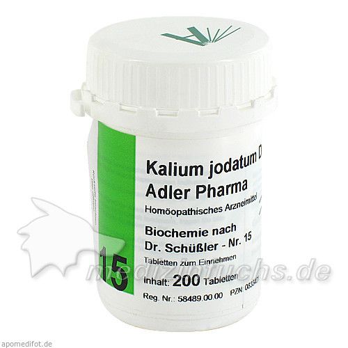 Biochemie Adler 15 Kalium Jodatum D12 Adler Pharma, 200 ST