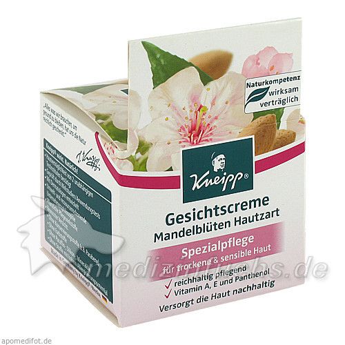 Kneipp Gesichtscreme Mandelblüten Hautzart, 50 ML