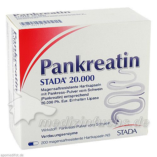 Pankreatin STADA 20.000, 200 ST