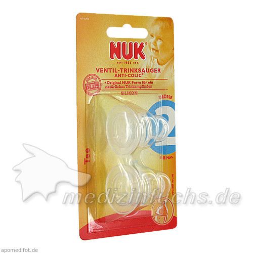 NUK Ventilsauger für Tee Gr.2 Silikon, 2 ST