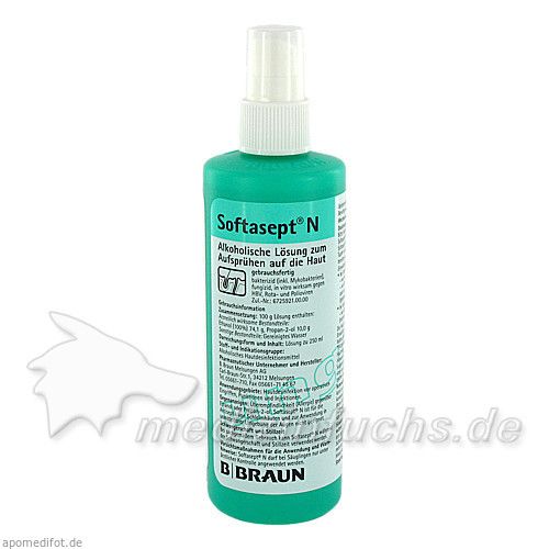 Softasept N farblos Sprühflasche, 250 ML