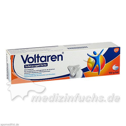 VOLTAREN Schmerzgel forte 23,2 mg/g, 150 G