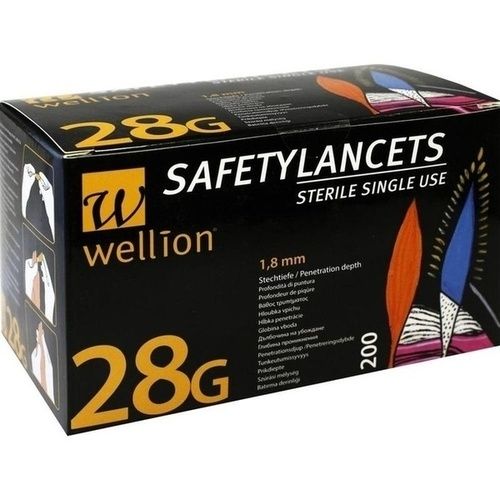 WELLION Lanzetten Safetylancets 28 G, 200 ST