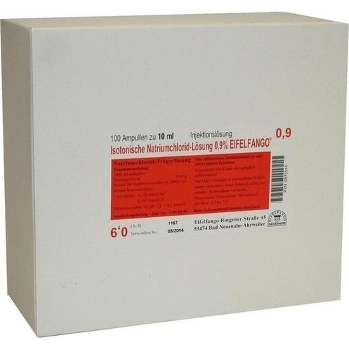 Isotonische Natriumchlorid-Lösung 0.9% EIFELFANGO, 100X10 ML