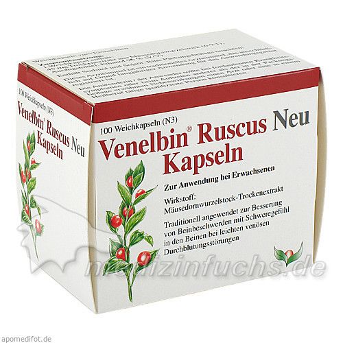 VENELBIN Ruscus Neu Kapseln, 100 ST