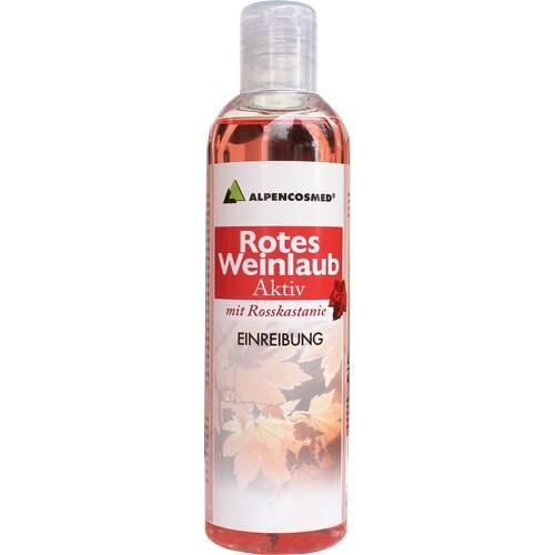 Alpencosmed Rotes Weinlaub Aktiv Einreibung, 250 ML
