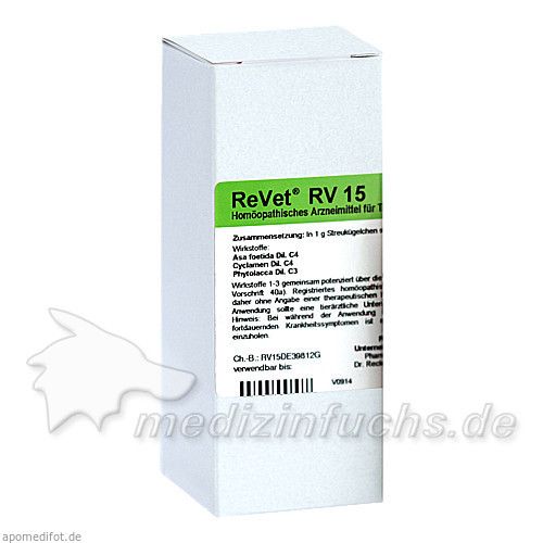 REVET RV 15 Globuli vet., 42 G