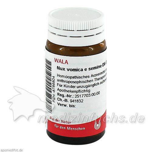 NUX VOMICA E SEMINE D 6, 20 G