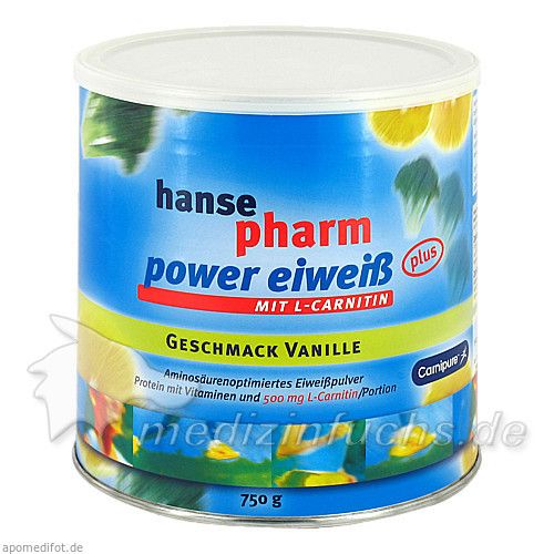 hansepharm Power Eiweiß plus Vanille, 750 G