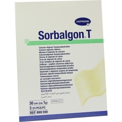 Sorbalgon T Tamponade 1g/30cm, 3 ST