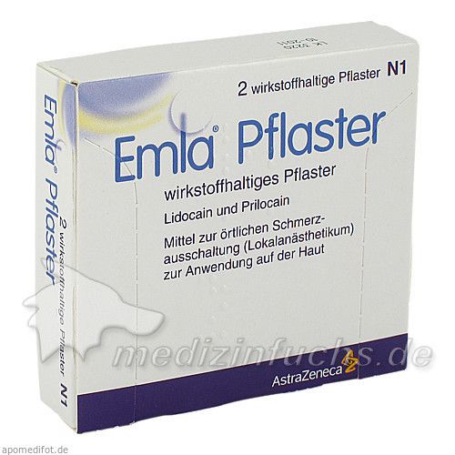 EMLA PFLASTER, 2X1 ST