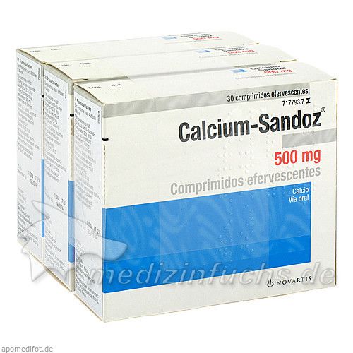 CALCIUM SANDOZ FORTE, 90 ST