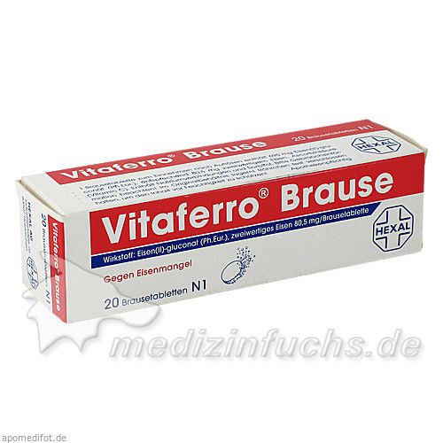 VITAFERRO Brause Brausetabletten, 20 ST