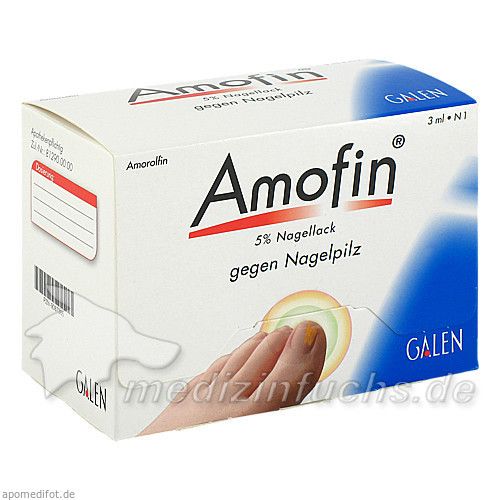 AMOFIN 5% Nagellack, 3 ML