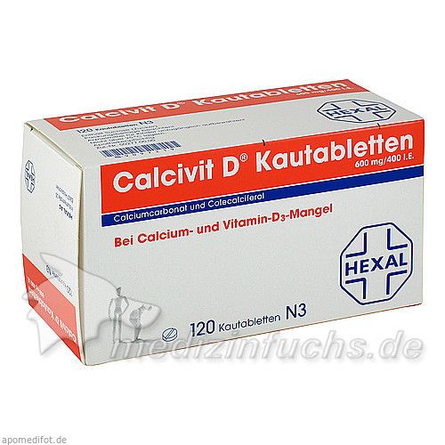 Calcivit D Kautabletten, 120 ST