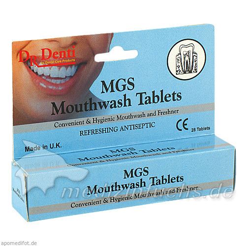 Mundwassertabletten MGS für unterwegs, 28 ST