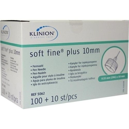 KLINION Soft fine plus Pen-Nadeln 10mm 29 G 0,33mm, 110 ST