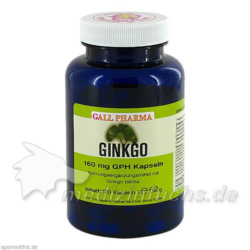 Ginkgo 160mg GPH Kapseln, 120 ST