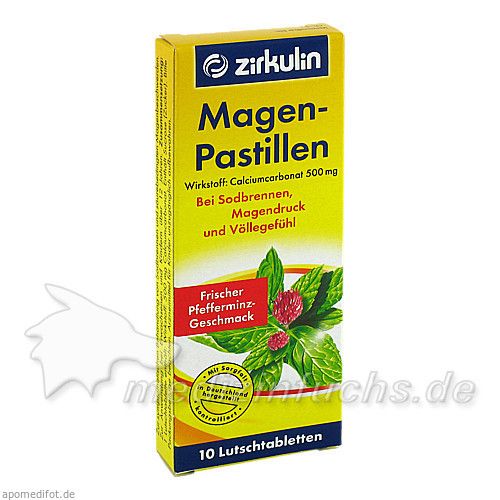 ZIRKULIN Magen-Pastillen, 10 ST