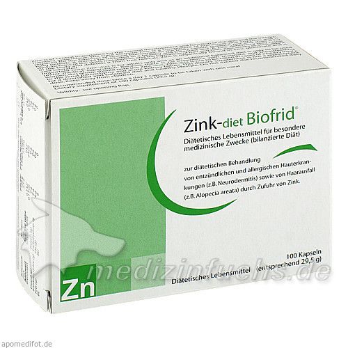 ZINK DIET Biofrid Kapseln, 100 ST