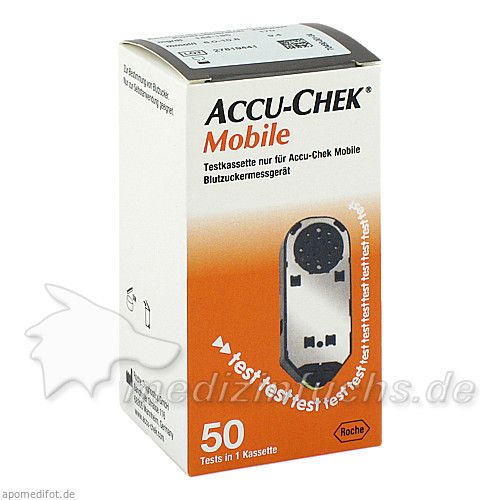 ACCU CHEK Mobile Testkassette Plasma II, 50 ST