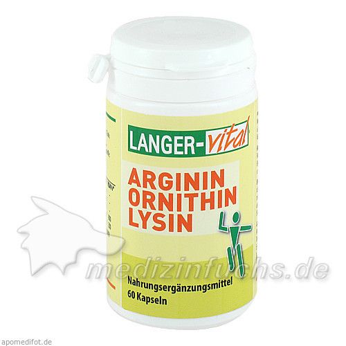 Arginin/Ornithin 1000mg/TG, 60 ST