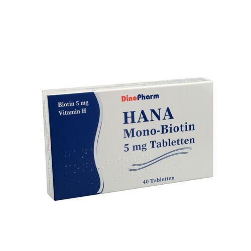 HANA MONO-Biotin 5mg Tabletten, 40 ST