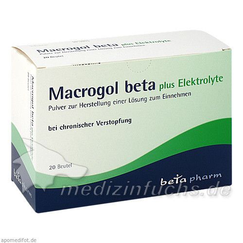 Macrogol beta plus Elektrolyte Pulver, 20 ST